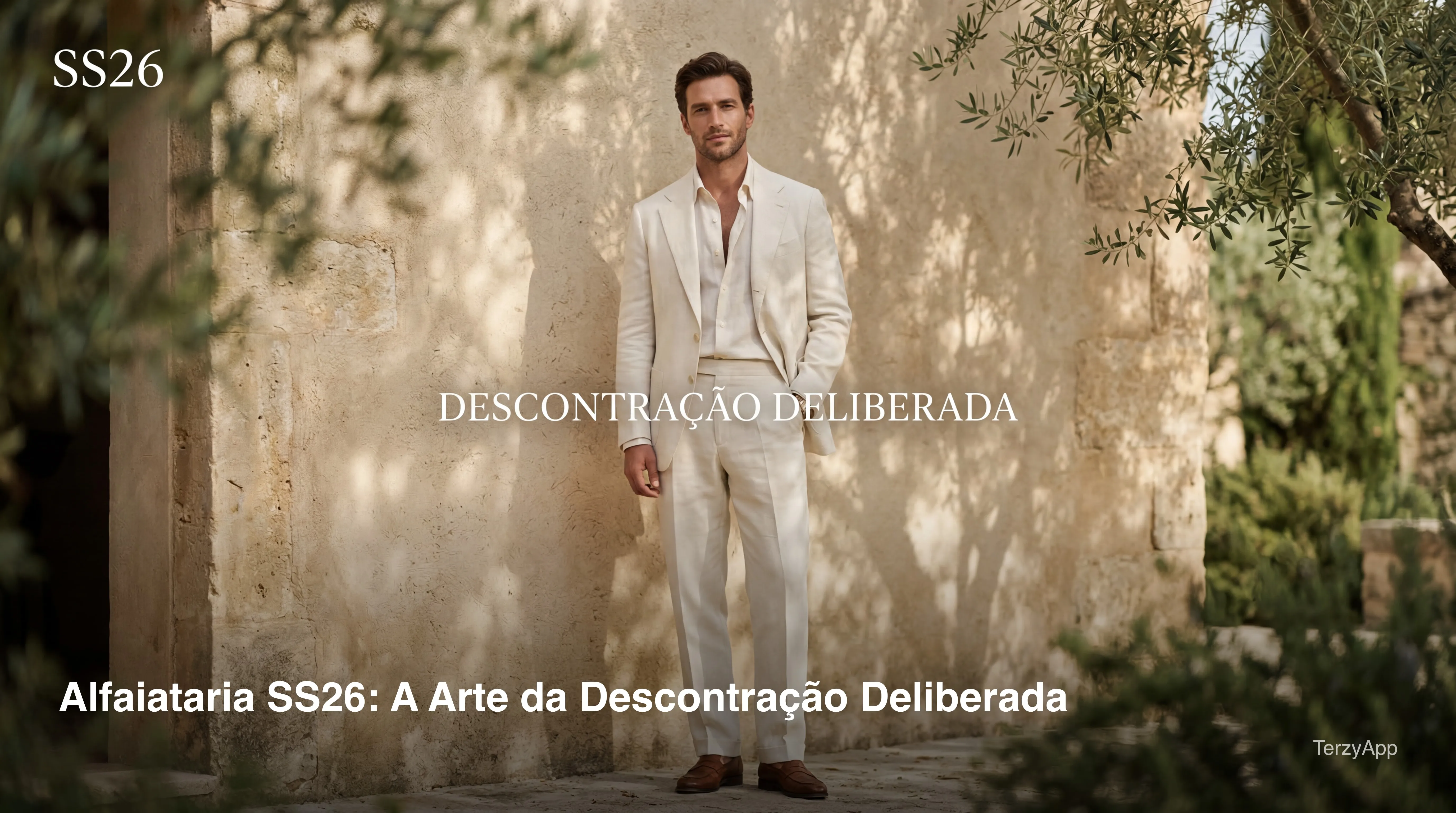 Alfaiataria SS26: A Arte da Descontração Deliberada