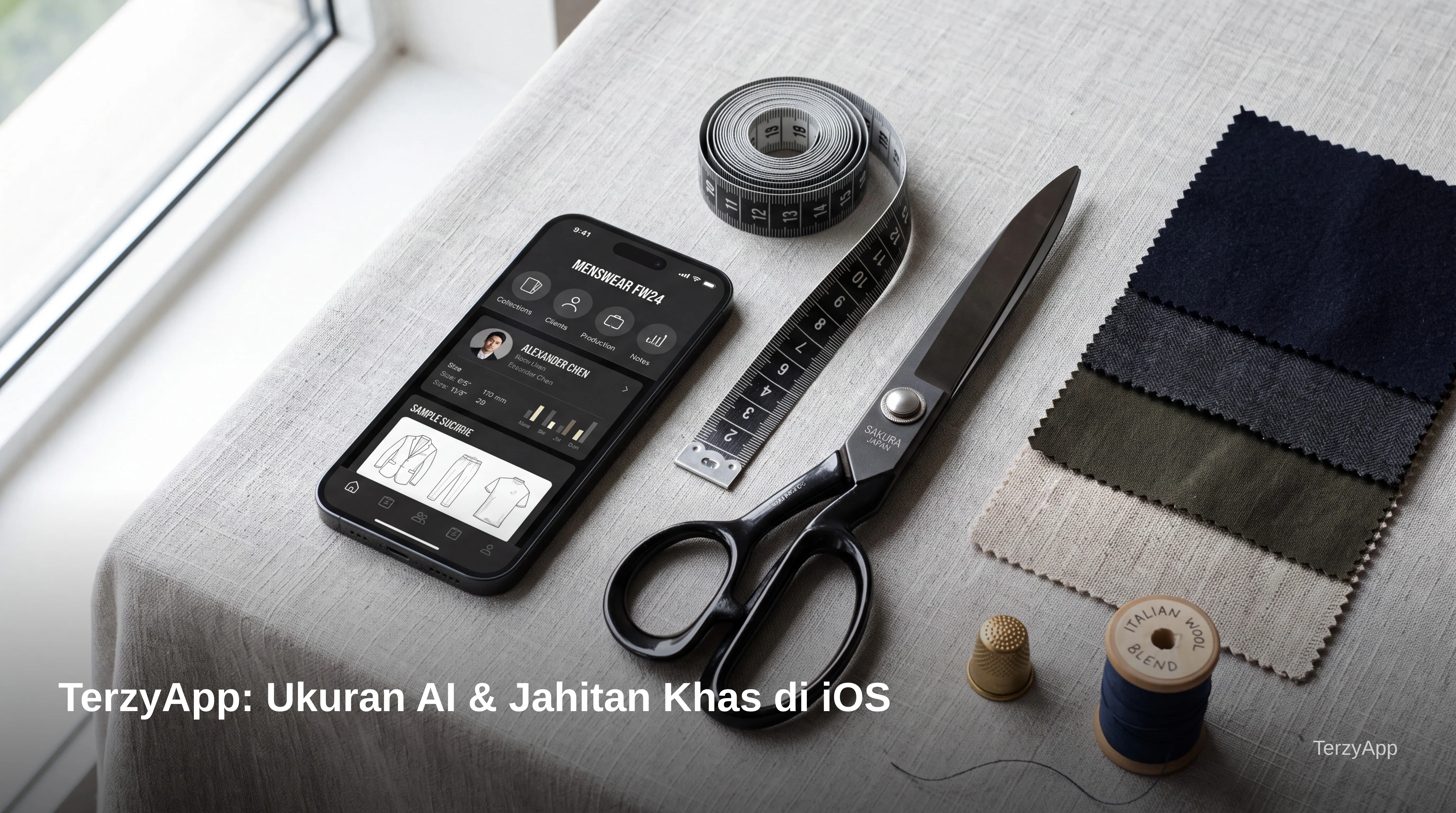 TerzyApp: Ukuran AI & Jahitan Khas di iOS