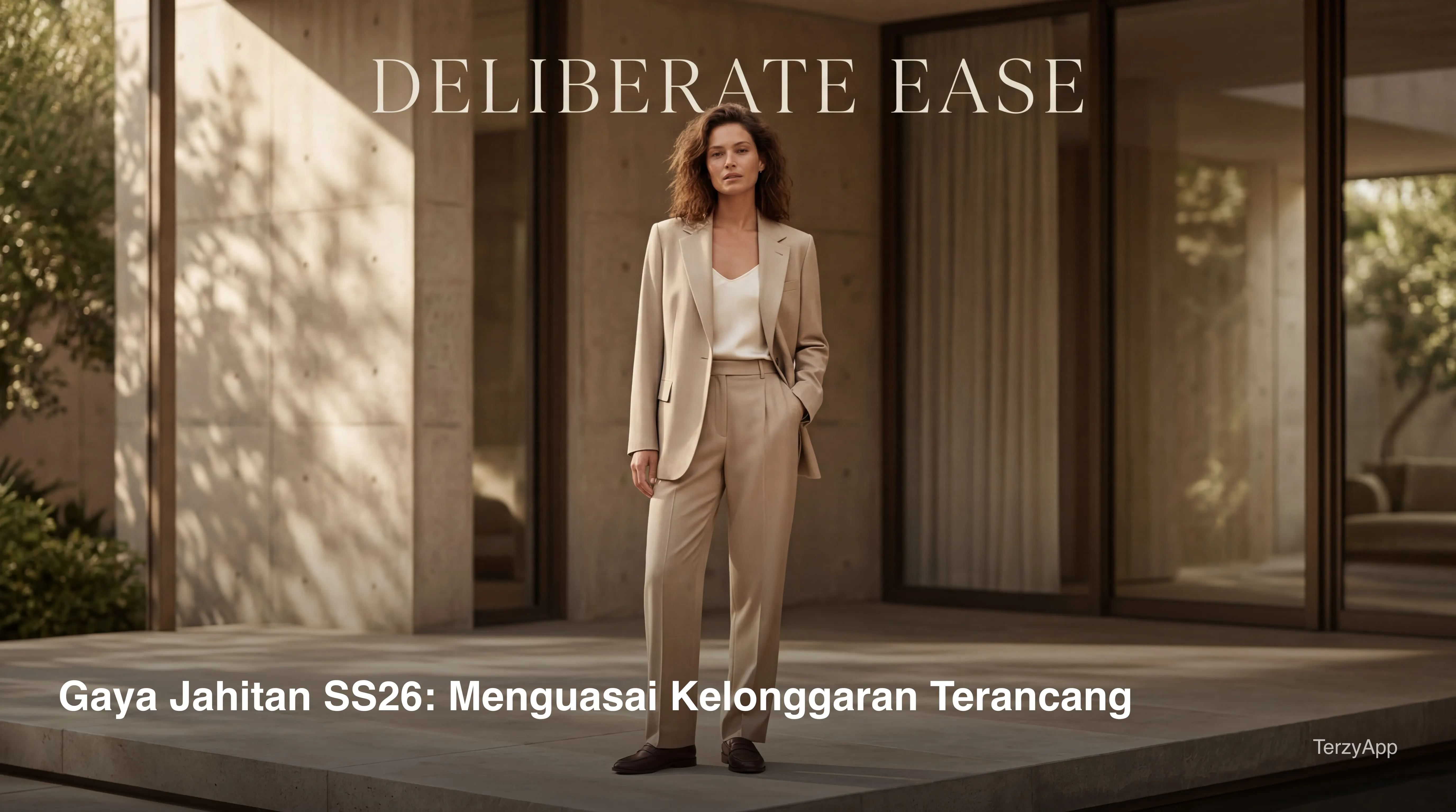 Gaya Jahitan SS26: Menguasai Kelonggaran Terancang