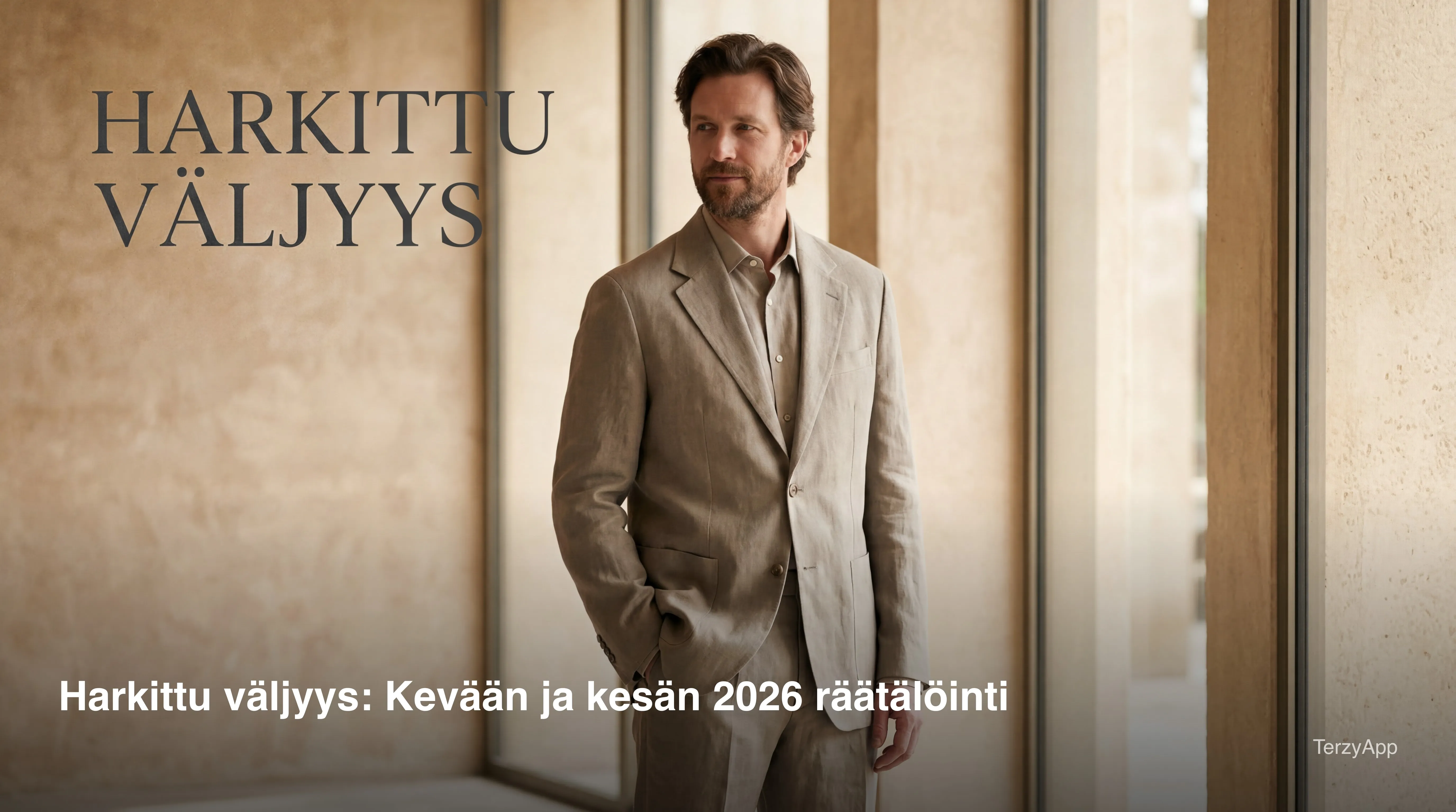 Harkittu väljyys: Kevään ja kesän 2026 räätälöinti