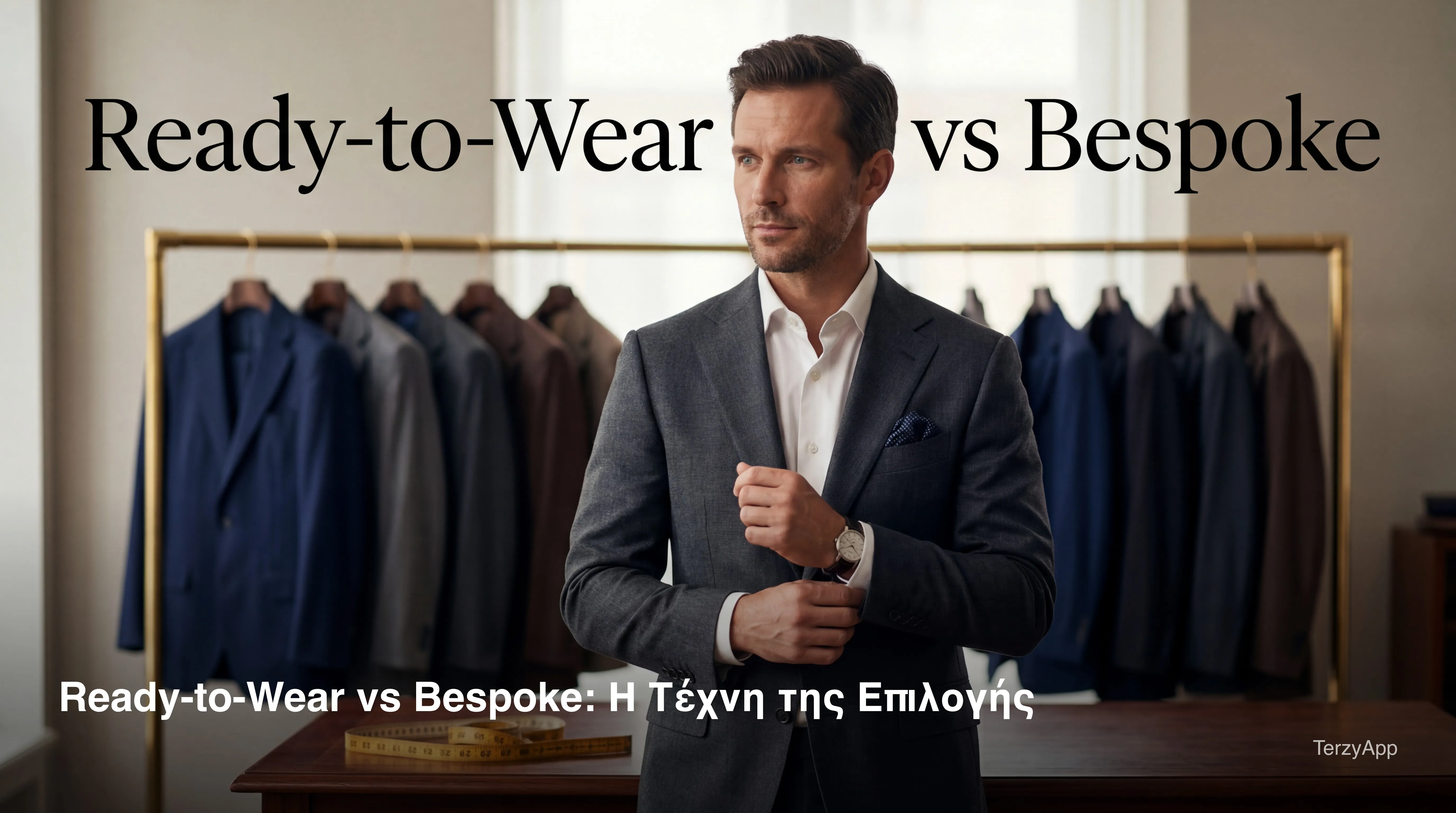 Ready-to-Wear vs Bespoke: Η Τέχνη της Επιλογής