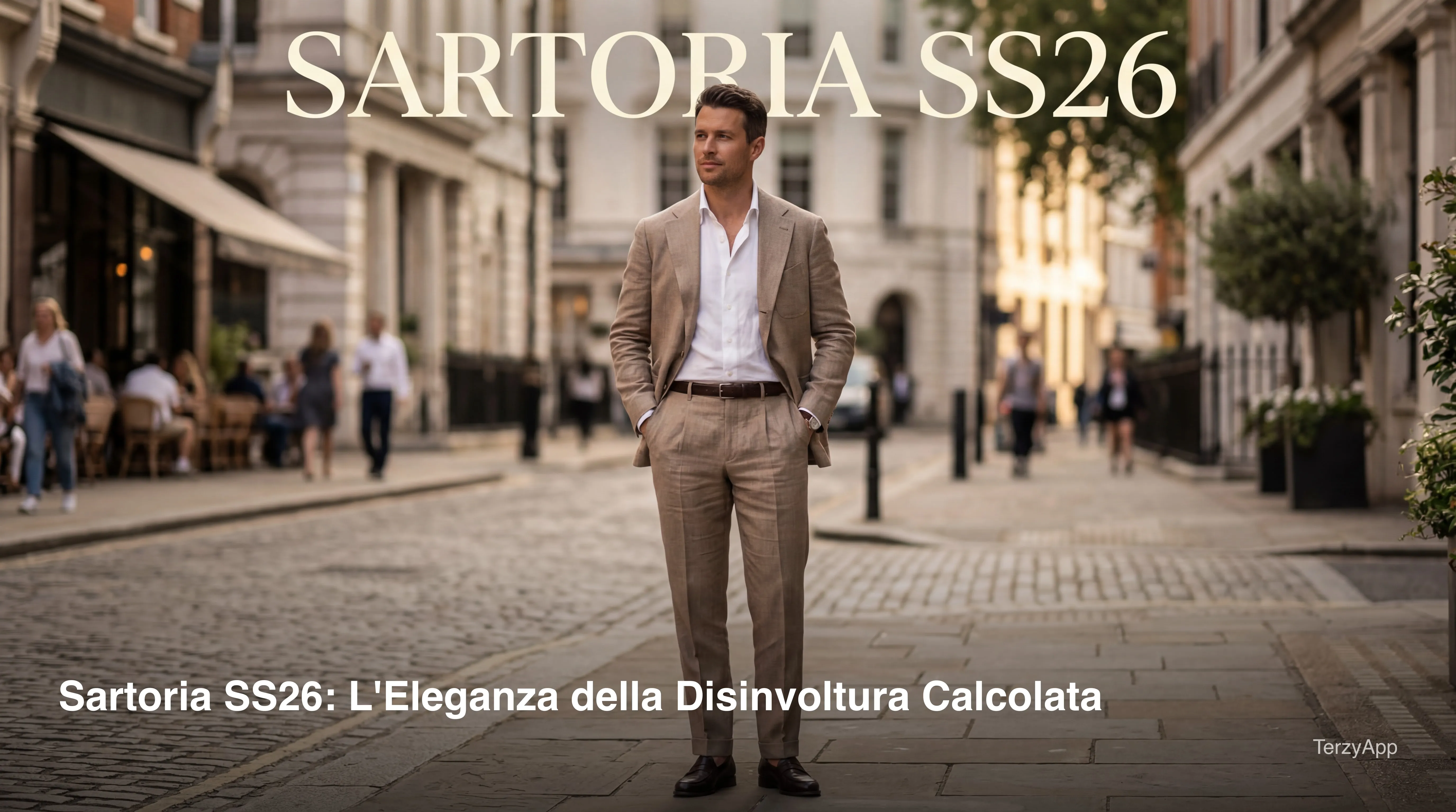 Sartoria SS26: L'Eleganza della Disinvoltura Calcolata