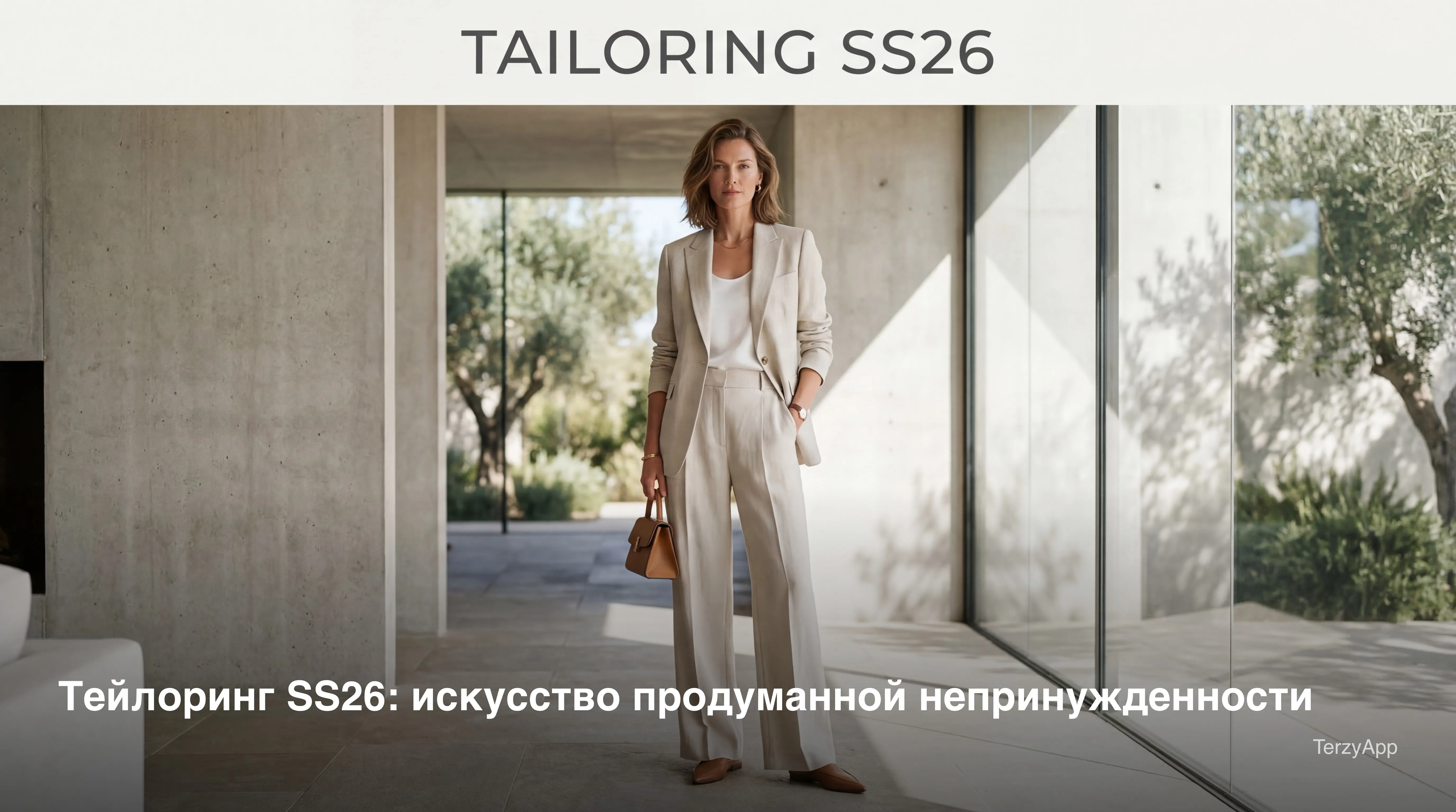 Тейлоринг SS26: искусство продуманной непринужденности