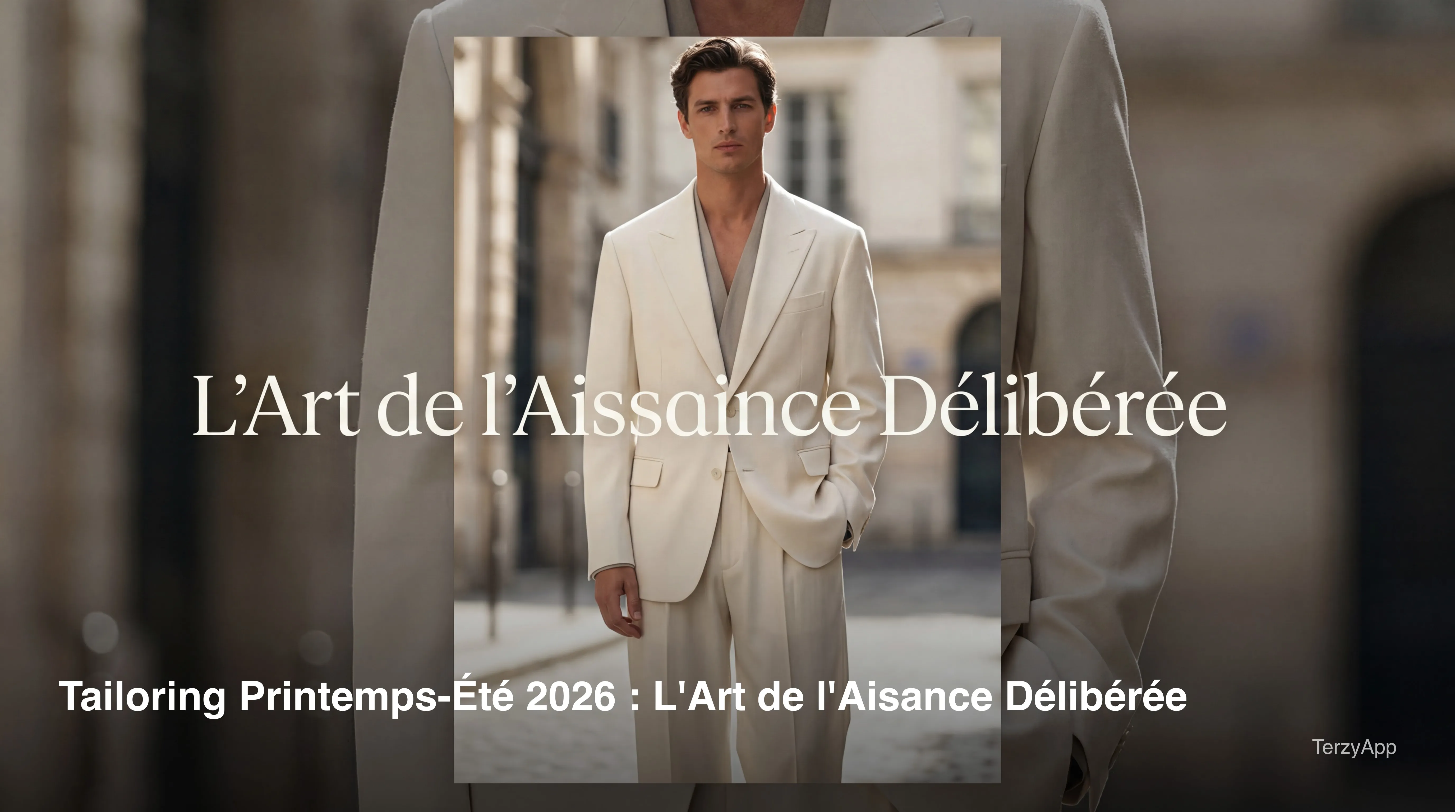 Tailoring Printemps-Été 2026 : L'Art de l'Aisance Délibérée