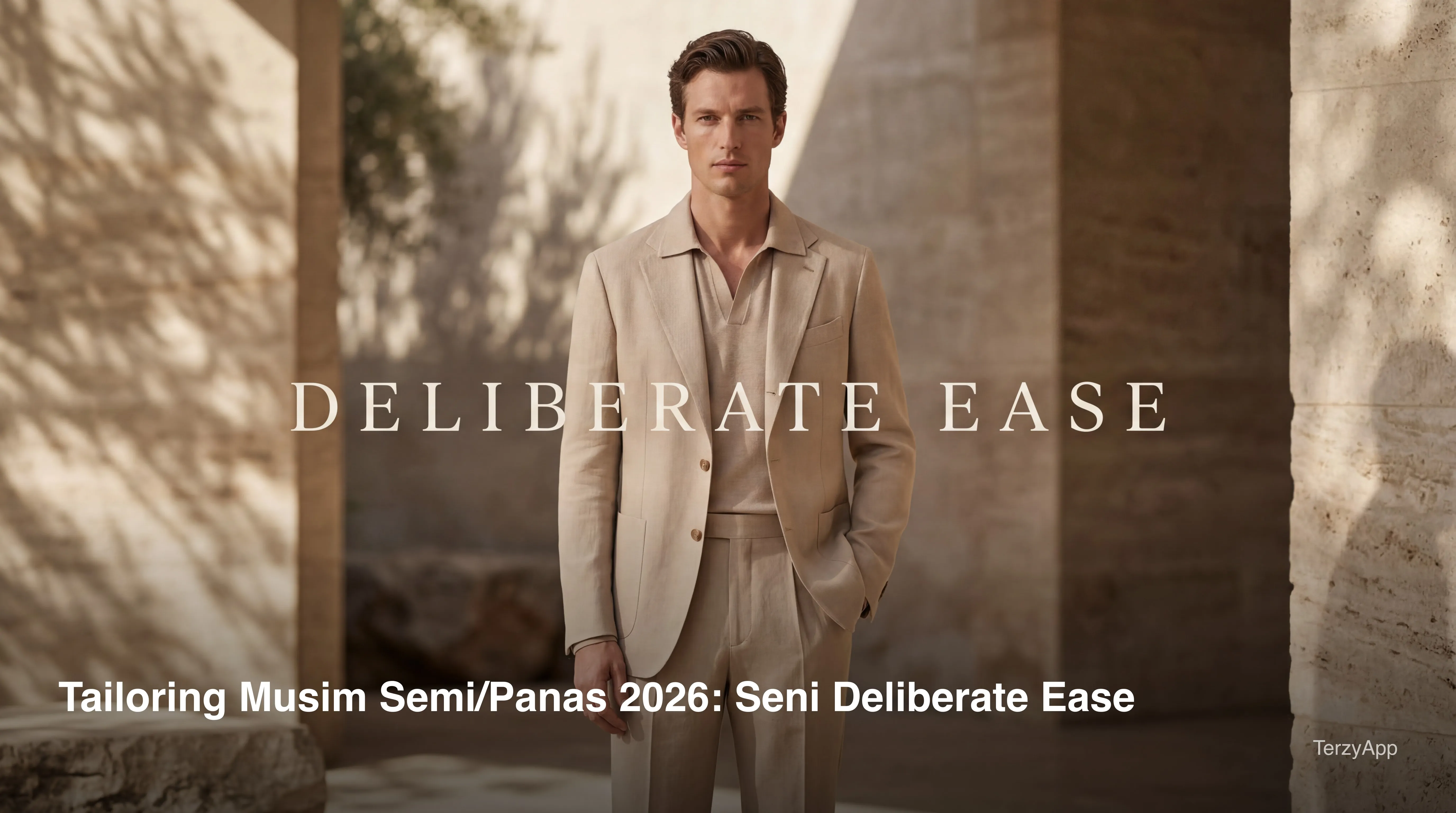 Tailoring Musim Semi/Panas 2026: Seni Deliberate Ease