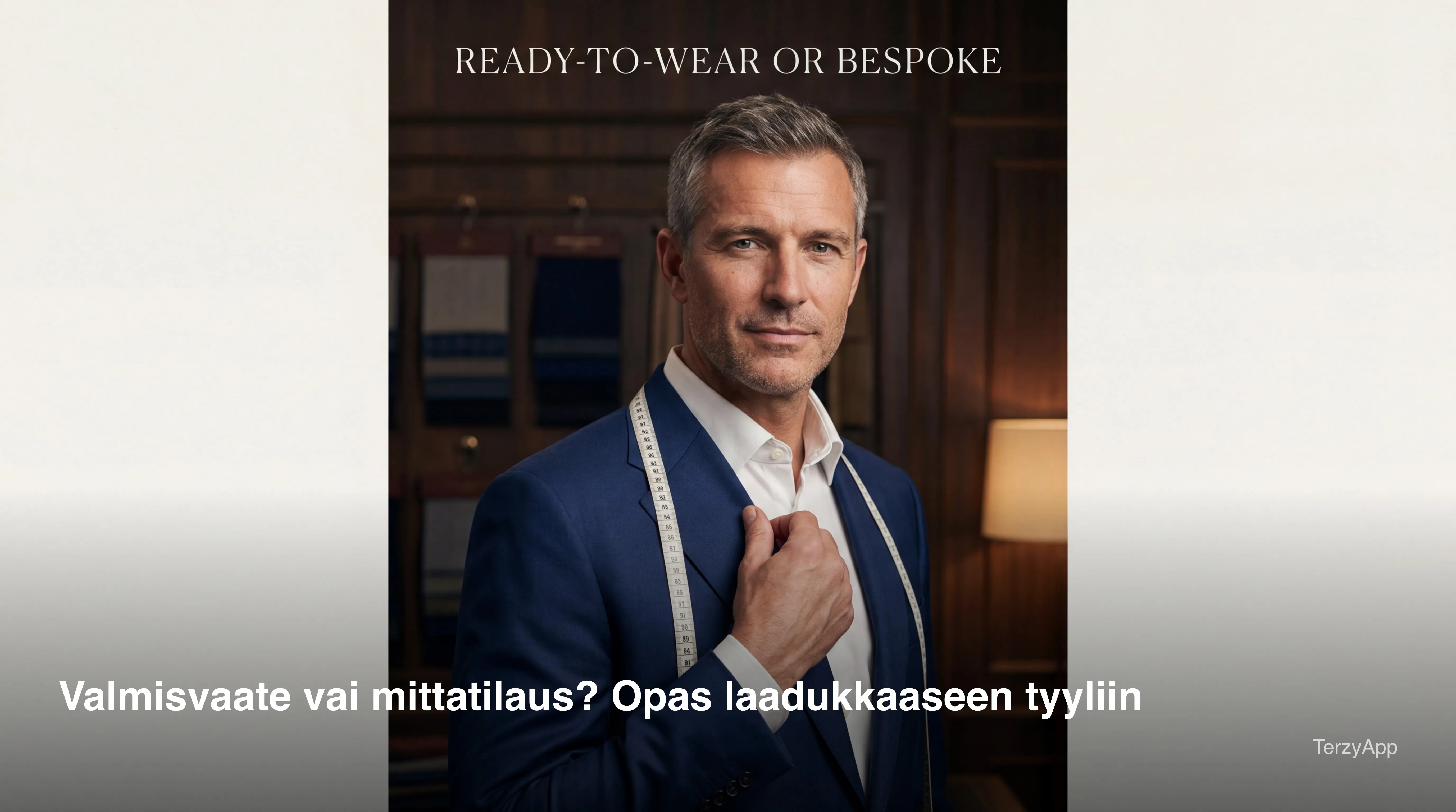 Valmisvaate vai mittatilaus? Opas laadukkaaseen tyyliin