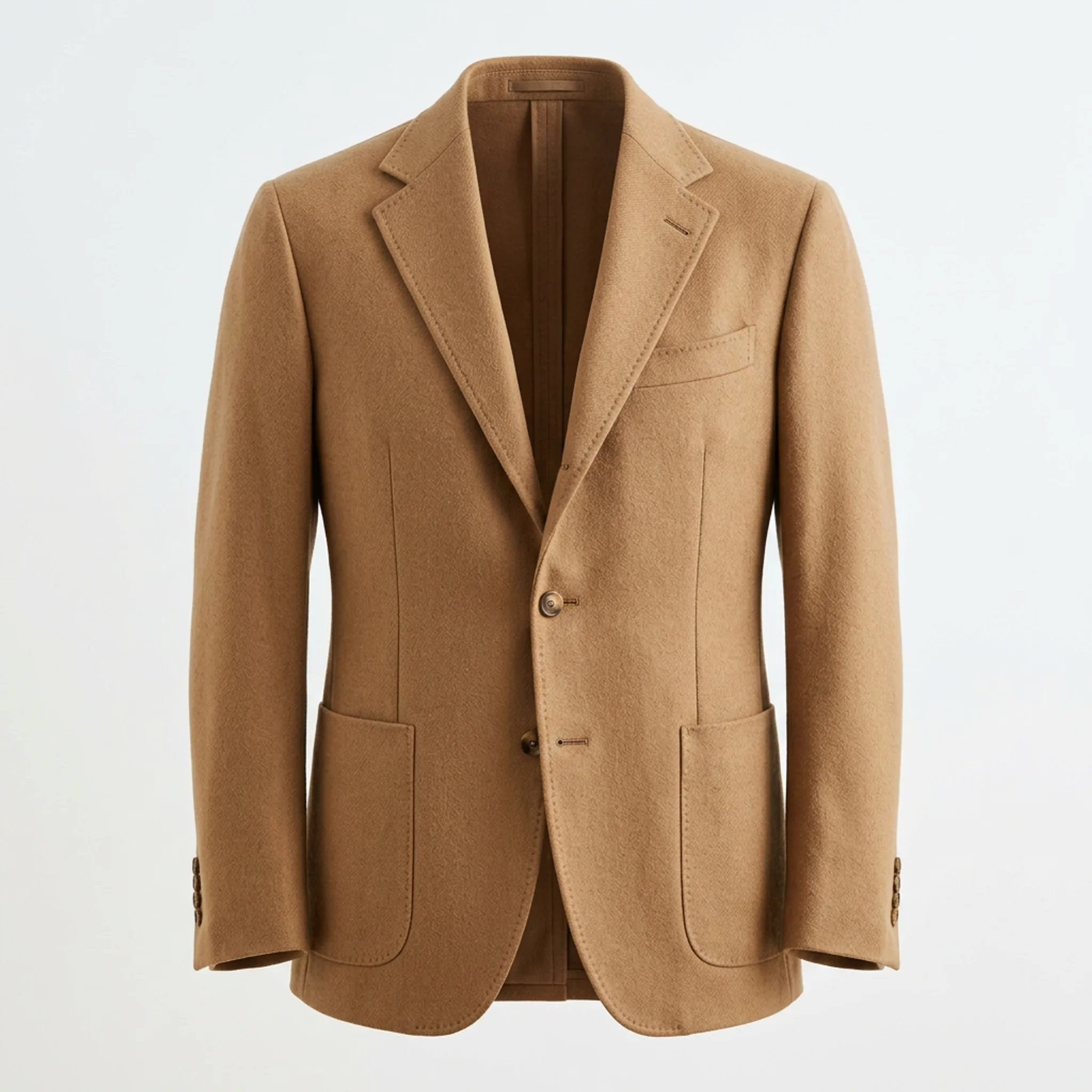 Mayfair Camel Single-Breasted Blazer