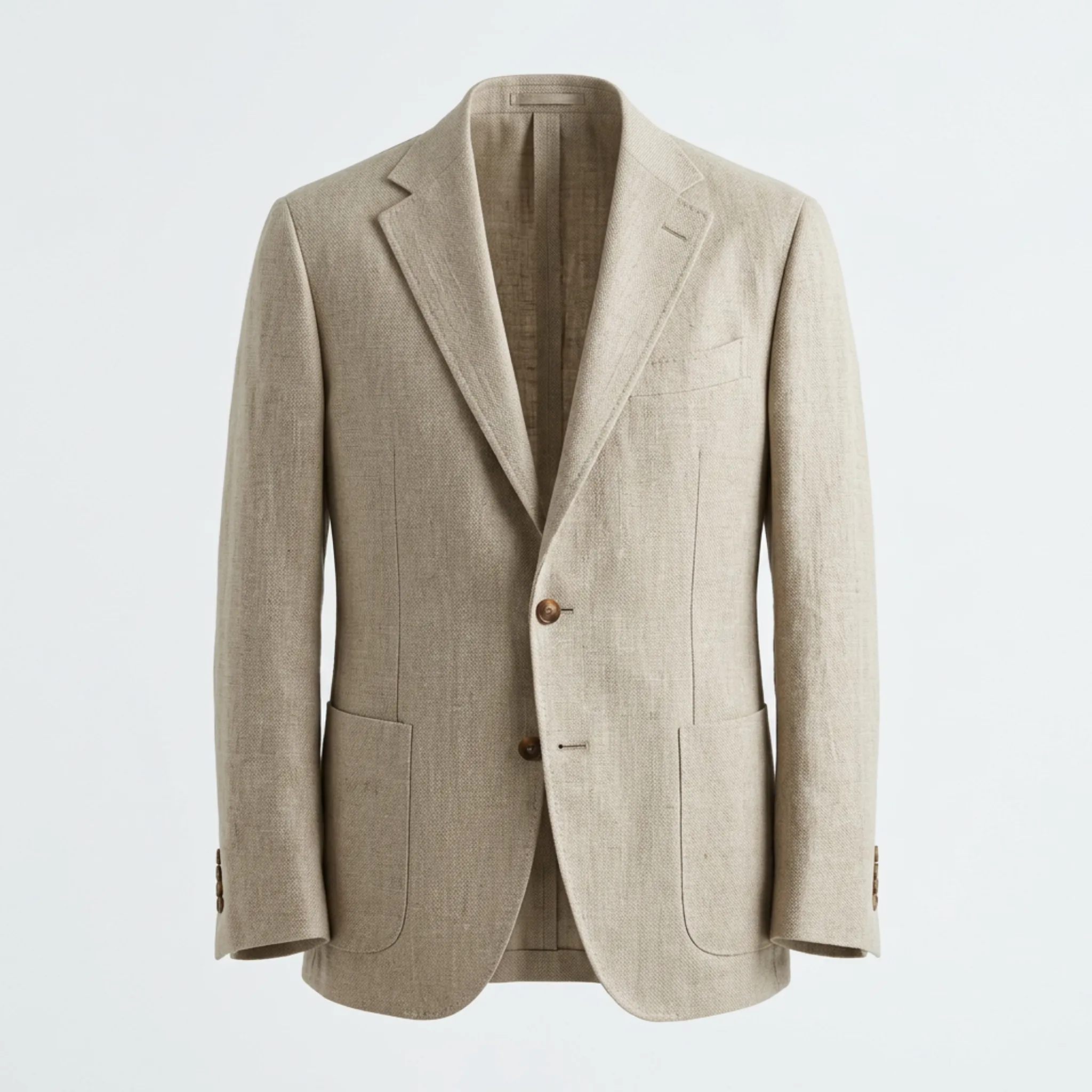 Piccadilly Stone Linen-Wool Blazer