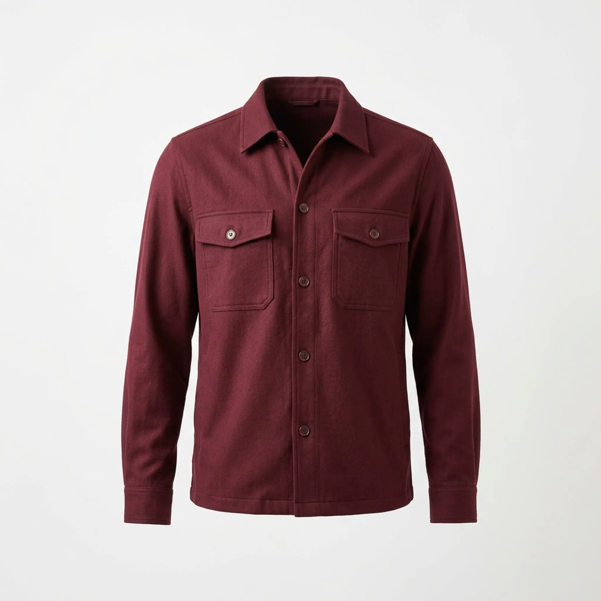 Soho Burgundy Overshirt Jacket